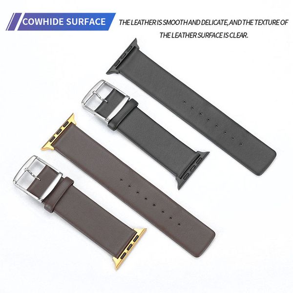 suitable for apple ultrathin leather strap stainless steel pin buckle black brown 38mm 42mm watch accessories
suitable for apple ultrathin leather strap stainless steel pin buckle black brown 38mm 42mm watch accessories