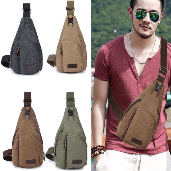 men women vintage canvas leather satchel shoulder sling small chest bag pack travel hiking sports backpack cross body waist bags
men women vintage canvas leather satchel shoulder sling small chest bag pack travel hiking sports backpack cross body waist bags