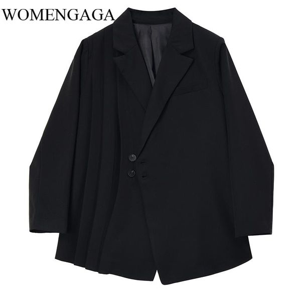 women's suits & blazers loose women gray brief pleated split blazer lapel long sleeve fit jacket fashion tide spring autumn 2021 ux17, White;black
women's suits & blazers loose women gray brief pleated split blazer lapel long sleeve fit jacket fashion tide spring autumn 2021 ux17, White;black