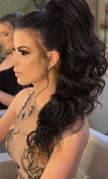 long wavy ponytail human hair wrap on & drawstring clip in hairpiece black wave extension african american pony tail for women 140g
long wavy ponytail human hair wrap on & drawstring clip in hairpiece black wave extension african american pony tail for women 140g