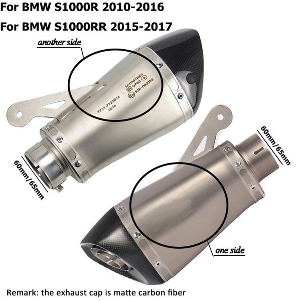 motorcycle exhaust system carbon fiber cap 60mm/65mm muffler for laser marking slip on s1000r 2010-2021 s1000rr 2021-2021
motorcycle exhaust system carbon fiber cap 60mm/65mm muffler for laser marking slip on s1000r 2010-2021 s1000rr 2021-2021