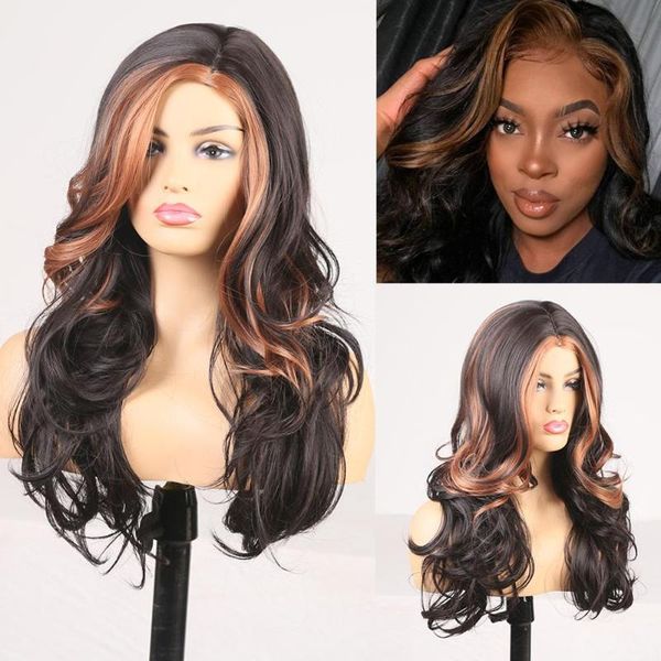 synthetic wigs rongduoyi highlight blonde/black wavy wig long high temperature no lace for black women machine made cosplay
synthetic wigs rongduoyi highlight blonde/black wavy wig long high temperature no lace for black women machine made cosplay