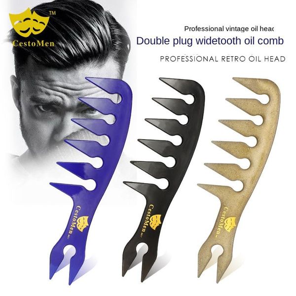 barber oil head comb aircraft hair large back flat wide tooth retro shape brushes, Silver
barber oil head comb aircraft hair large back flat wide tooth retro shape brushes, Silver