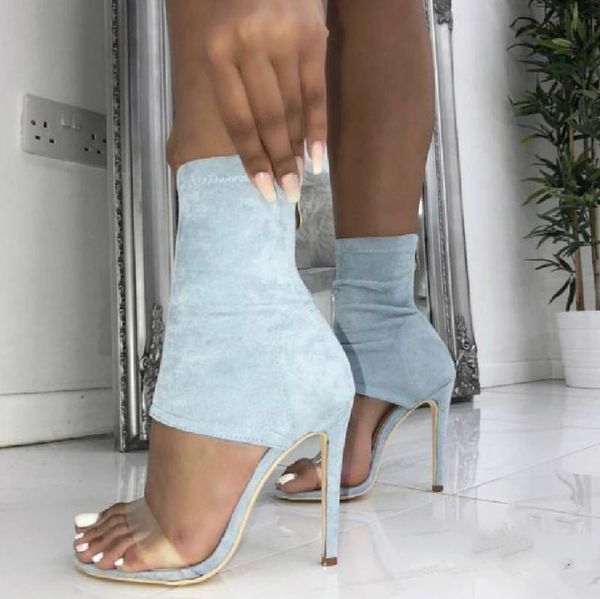 sandals spring / summer designer strappy comfortable high boots with stilettos in clear bands 81q4, Black
sandals spring / summer designer strappy comfortable high boots with stilettos in clear bands 81q4, Black