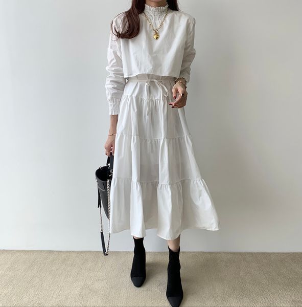 hzirip stand collar sleeve party white dresses office ladies work long female elegant solid maxi dress vestidos 200928, Black;gray
hzirip stand collar sleeve party white dresses office ladies work long female elegant solid maxi dress vestidos 200928, Black;gray