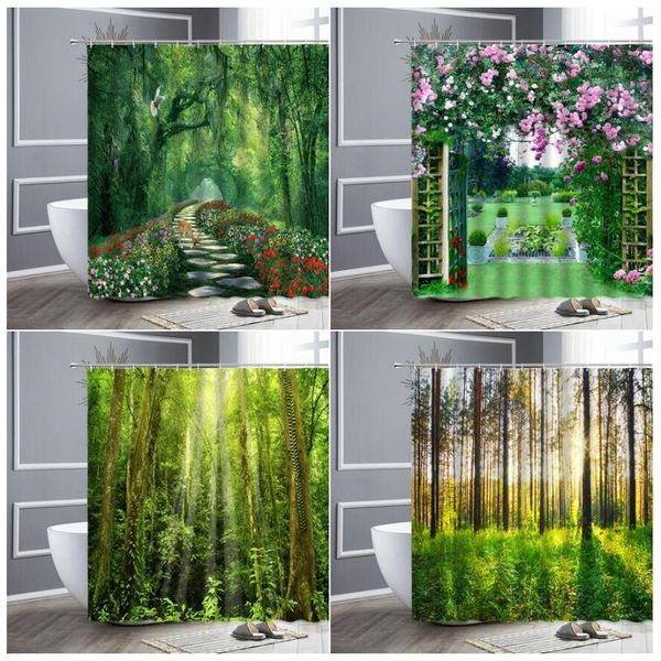 shower curtains spring curtain set forest jungle flower natural scenery bathroom waterproof polyester with hooks home wall decor
shower curtains spring curtain set forest jungle flower natural scenery bathroom waterproof polyester with hooks home wall decor