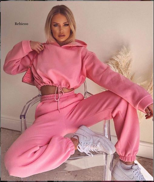 spring tracksuit solid hoodies women capris sweatshirt sets 2 pieces set cropped pullover trouser suits, Black;white
spring tracksuit solid hoodies women capris sweatshirt sets 2 pieces set cropped pullover trouser suits, Black;white