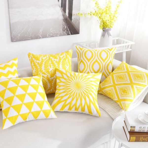nordic embroidery pillow cushion cover geometric yellow white striped sofa throw pillows polyester cotton bedroom pillowcases cushion/decora
nordic embroidery pillow cushion cover geometric yellow white striped sofa throw pillows polyester cotton bedroom pillowcases cushion/decora