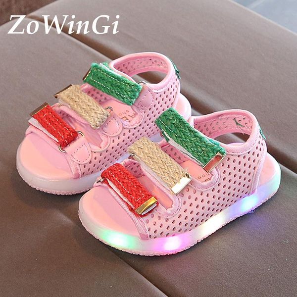 size 21-30 girls sandals 2021 summer kid led shoes children boys light for kids sandalia infantil menina, Black;red
size 21-30 girls sandals 2021 summer kid led shoes children boys light for kids sandalia infantil menina, Black;red