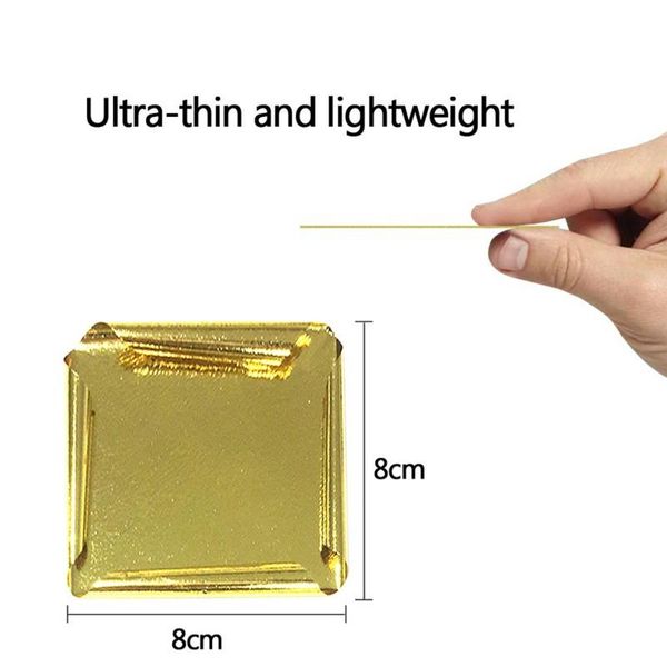 other arts and crafts 10pcs/bag edible 24k gold leaves sheets pure genuine facial leaf cooking cakes & chocolates decoration 8 x cm
other arts and crafts 10pcs/bag edible 24k gold leaves sheets pure genuine facial leaf cooking cakes & chocolates decoration 8 x cm