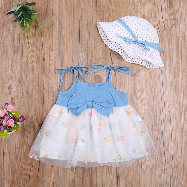 girl's dresses 1-3 years old little girls dress bow decoration mesh splicing denim sleeveless suspender princess & hat infants clothing, Red;yellow
girl's dresses 1-3 years old little girls dress bow decoration mesh splicing denim sleeveless suspender princess & hat infants clothing, Red;yellow