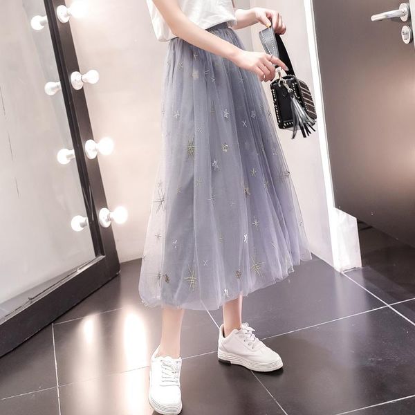 skirts summer star white gauze veil bust skirt 2021 spring in the women's wear high waist temperament of long a word, Black
skirts summer star white gauze veil bust skirt 2021 spring in the women's wear high waist temperament of long a word, Black