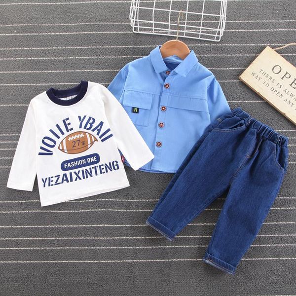clothing sets ienens baby casual clothes long sleeve shirts jeans outfits 3pcs spring autumn kids suit children boy dress 1-4y, White
clothing sets ienens baby casual clothes long sleeve shirts jeans outfits 3pcs spring autumn kids suit children boy dress 1-4y, White