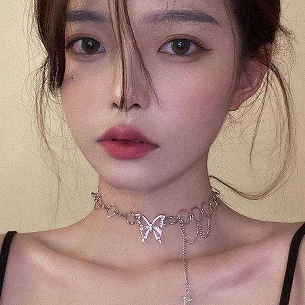 chokers vintage pendant butterfly necklace for women goth choker butterflies charm necklaces jewelry halloween christmas gift, Golden;silver
chokers vintage pendant butterfly necklace for women goth choker butterflies charm necklaces jewelry halloween christmas gift, Golden;silver