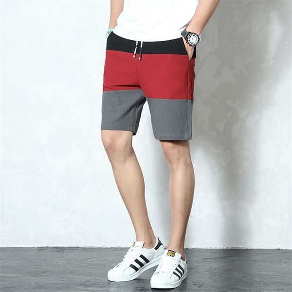 men's summer shorts korean fashion cotton casual thin beach pants sports linen large 210716, White;black
men's summer shorts korean fashion cotton casual thin beach pants sports linen large 210716, White;black