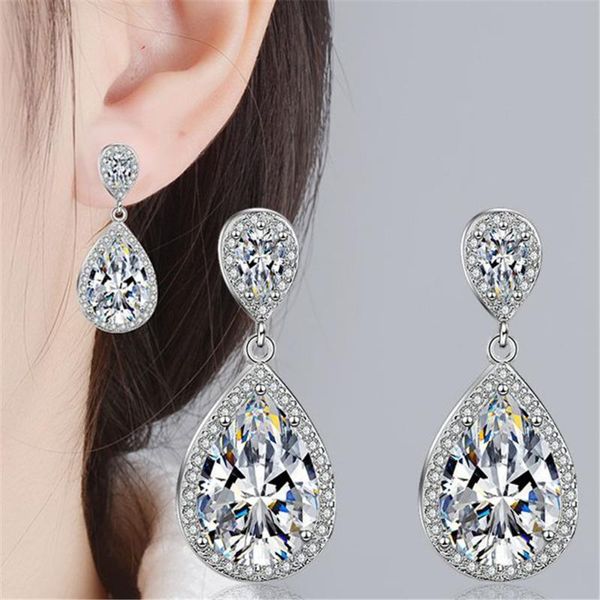 925 silver cz crystal water drop earring fashion cubic zirconia women jewelry 515 dangle & chandelier
925 silver cz crystal water drop earring fashion cubic zirconia women jewelry 515 dangle & chandelier