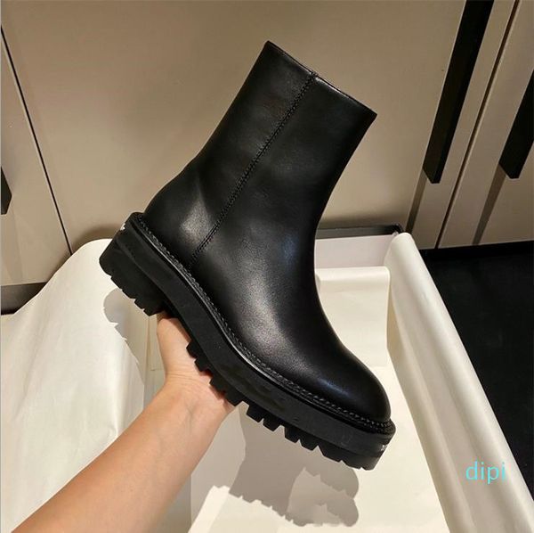 letters platform martin boots women's autumn/winter 2021 british style round head mid-tube side zipper short boots, Black
letters platform martin boots women's autumn/winter 2021 british style round head mid-tube side zipper short boots, Black