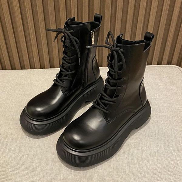 boots lucyever vintage big toe women's ankle autumn 2021 pu leather platform motorcycle woman thick bottom booties shoes, Black
boots lucyever vintage big toe women's ankle autumn 2021 pu leather platform motorcycle woman thick bottom booties shoes, Black