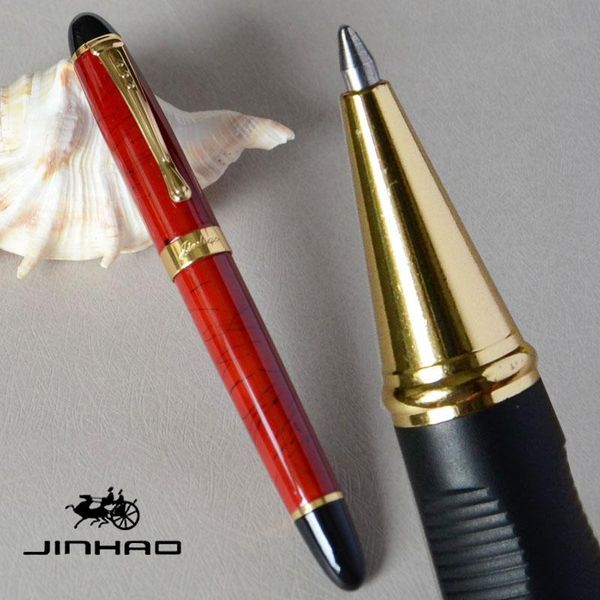 ballpoint pens jinhao x450 coral red and golden roller ball pen black grey white purple pink 21 colors for choose, Blue;orange
ballpoint pens jinhao x450 coral red and golden roller ball pen black grey white purple pink 21 colors for choose, Blue;orange