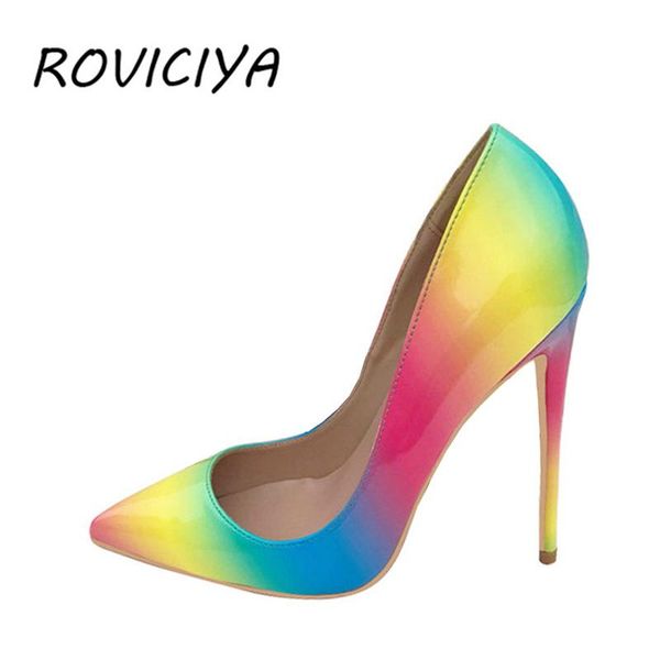 dress shoes rainbow printed pumps for women pointed toe 12 cm high heel stilettos slip-on valentine qp011 roviciya, Black
dress shoes rainbow printed pumps for women pointed toe 12 cm high heel stilettos slip-on valentine qp011 roviciya, Black