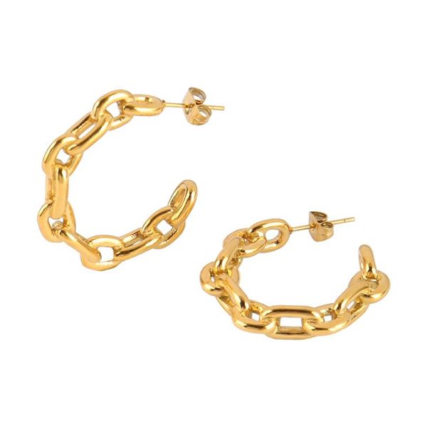 hoop & huggie stainless steel casting personality earrings punk creativity thick tube round circle for women trendy hiphop, Golden;silver
hoop & huggie stainless steel casting personality earrings punk creativity thick tube round circle for women trendy hiphop, Golden;silver