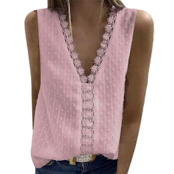 women v-neck lace patchwork tank plus size 3xl vest black white casual loose summer office lady sleeveless chiffon 210522
women v-neck lace patchwork tank plus size 3xl vest black white casual loose summer office lady sleeveless chiffon 210522
