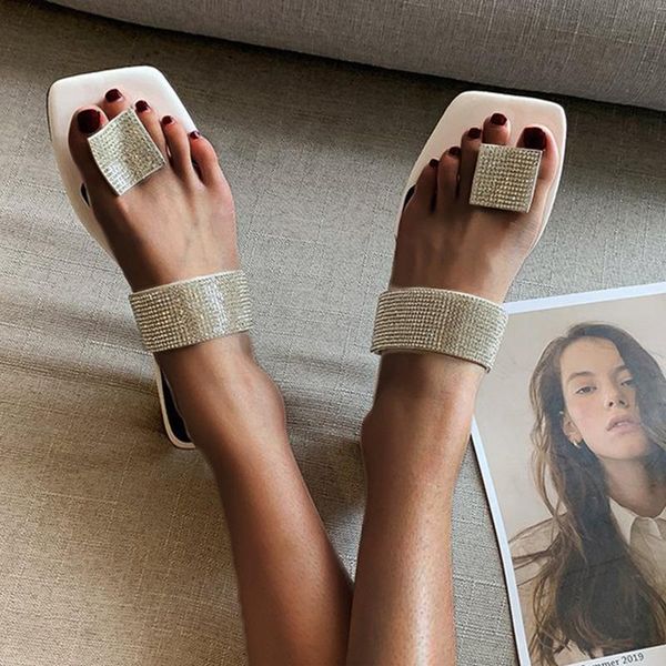 slippers summer diamond flat shoes outdoor sandals leisure fashion women's with square beach r5, Black
slippers summer diamond flat shoes outdoor sandals leisure fashion women's with square beach r5, Black