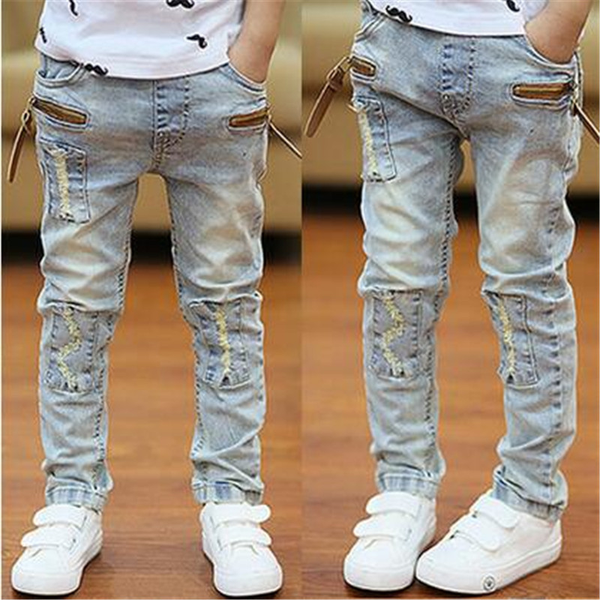 spring & autumn boys denim trousers new 2021 korean version elastic waist fashion casual skinny patch printing childrens pants, Blue
spring & autumn boys denim trousers new 2021 korean version elastic waist fashion casual skinny patch printing childrens pants, Blue