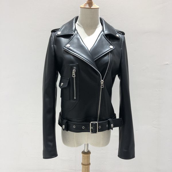 women's jackets jackets woman coats 100% female motorcycle clothing real sheepskin leather short ja b200, Black;brown
women's jackets jackets woman coats 100% female motorcycle clothing real sheepskin leather short ja b200, Black;brown