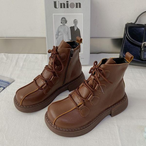 boots women's autumn female shoes winter footwear round toe boots-women flat heel ladies leather rock 2021 mid calf low rubber, Black
boots women's autumn female shoes winter footwear round toe boots-women flat heel ladies leather rock 2021 mid calf low rubber, Black