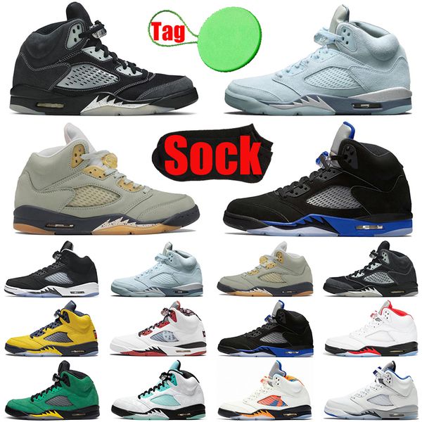 with sock and tag 5 5s mens basketball shoes bluebird jade horizon oreo anthracite quai 54 fire red stealth 2.0 michigan men trainers sports
with sock and tag 5 5s mens basketball shoes bluebird jade horizon oreo anthracite quai 54 fire red stealth 2.0 michigan men trainers sports