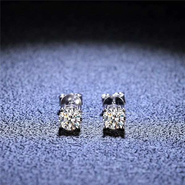 silver diamond test passed excellent cut total 1-4 carat d color high clarity moissanite round 6 earrings 925 gift stud, Golden;silver
silver diamond test passed excellent cut total 1-4 carat d color high clarity moissanite round 6 earrings 925 gift stud, Golden;silver
