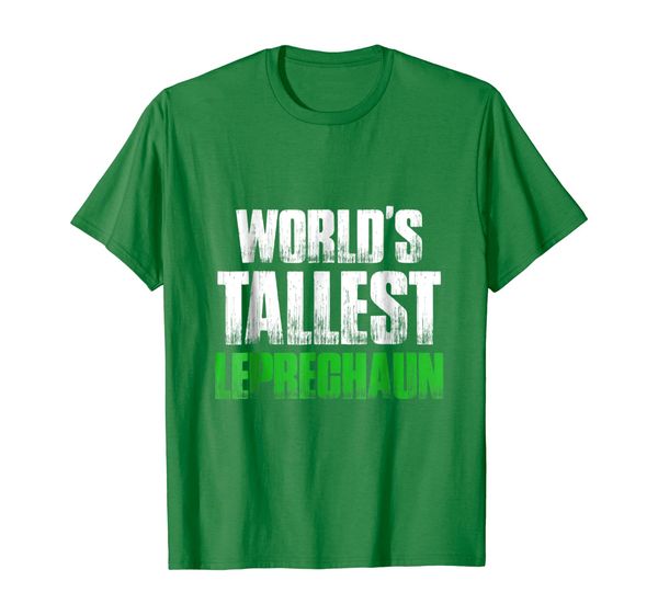 world's tallest leprechaun gnomes st patricks day t-shirt, White;black
