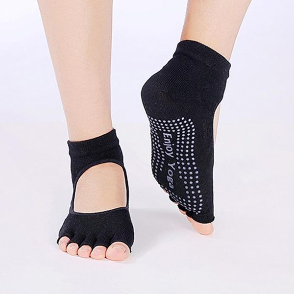 sports socks girls yoga ladies five toe pilates sock dot antislip open for gym fitness women colorful cotton, Black
sports socks girls yoga ladies five toe pilates sock dot antislip open for gym fitness women colorful cotton, Black