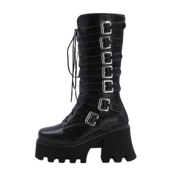 boots 2021 winter autumn black half fashion square head chunky heels cross lacing gladiator women shoes big size 44
boots 2021 winter autumn black half fashion square head chunky heels cross lacing gladiator women shoes big size 44