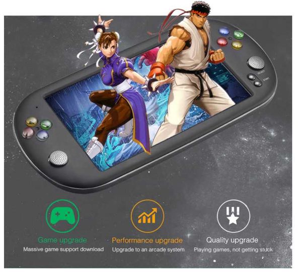 7-inch portable game console support tv output video playback multiple format consoles players
7-inch portable game console support tv output video playback multiple format consoles players