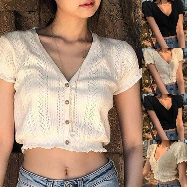 women's tanks & camis female girls v-neck short sleeve high waist tank design women 2021 knitted single breasted cardigan button, White
women's tanks & camis female girls v-neck short sleeve high waist tank design women 2021 knitted single breasted cardigan button, White