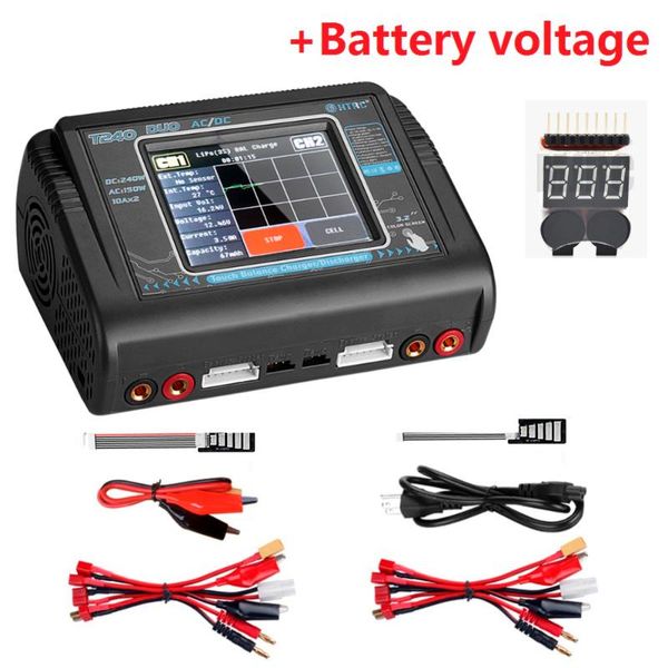 smart home control htrc t240 duo rc charger with voltage buzzer ac 150w dc 240w touch screen dual channel balance discharger for models toys
smart home control htrc t240 duo rc charger with voltage buzzer ac 150w dc 240w touch screen dual channel balance discharger for models toys