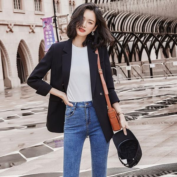 fashion blazer jacket women casual pockets long sleeve work suit coat office lady solid slim blazers women's suits &, White;black
fashion blazer jacket women casual pockets long sleeve work suit coat office lady solid slim blazers women's suits &, White;black