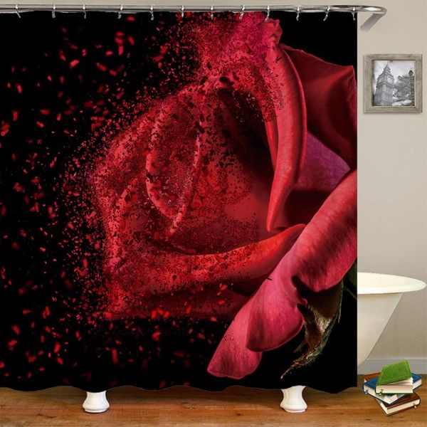 shower curtains red rose printed fabric love lover romance flowers bath screen waterproof bathroom decor with hooks
shower curtains red rose printed fabric love lover romance flowers bath screen waterproof bathroom decor with hooks