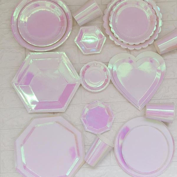 disposable dinnerware pink reflective rainbow tableware party table decoration paper cups plates straws wedding birthday supplies
disposable dinnerware pink reflective rainbow tableware party table decoration paper cups plates straws wedding birthday supplies