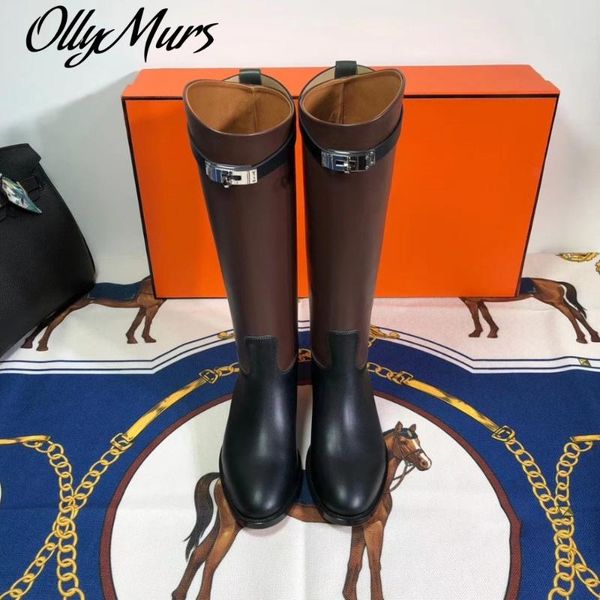 boots ollymurs knee-high full real leather winter warm flats ladies white knee buckle long tube party shoes female, Black
boots ollymurs knee-high full real leather winter warm flats ladies white knee buckle long tube party shoes female, Black