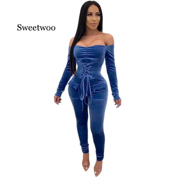 women's jumpsuits & rompers velvet jumpsuit elegant womens bandage overalls long sleeve warm night party winter off shoulder, Black;white
women's jumpsuits & rompers velvet jumpsuit elegant womens bandage overalls long sleeve warm night party winter off shoulder, Black;white