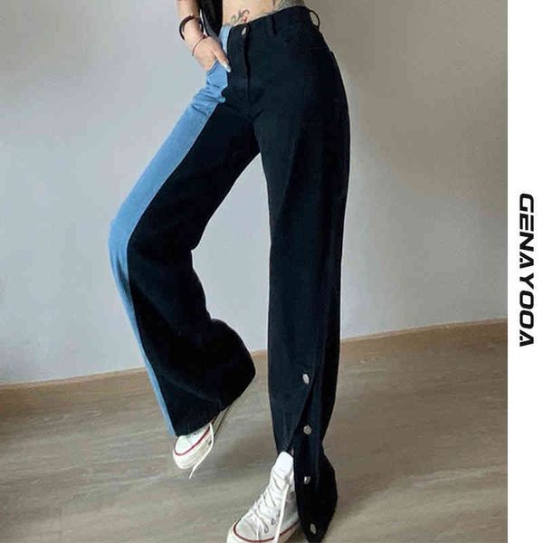 genayooa vintage high waist womens casual wide leg mom jeans streetwear black blue denim jean trousers winter autumn 210417
genayooa vintage high waist womens casual wide leg mom jeans streetwear black blue denim jean trousers winter autumn 210417