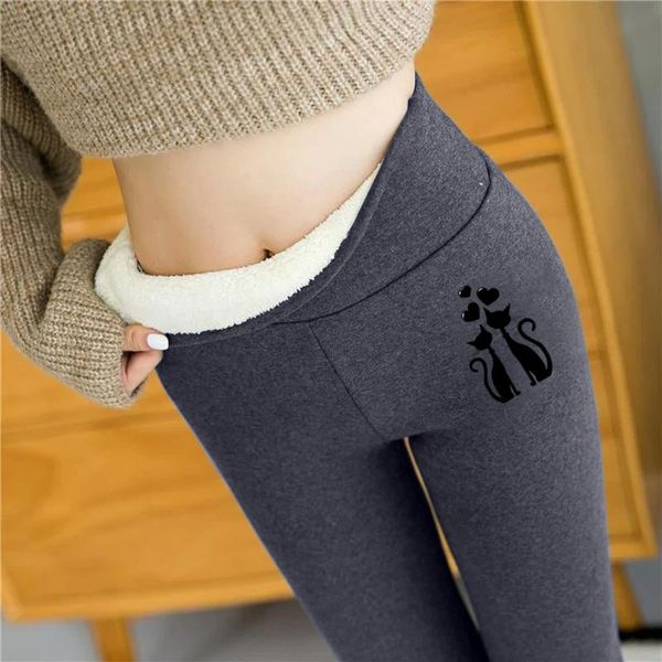 women's leggings women autumn winter thick velvet solid color cats prints workout high waist plush warm trousers pants home, Black
women's leggings women autumn winter thick velvet solid color cats prints workout high waist plush warm trousers pants home, Black