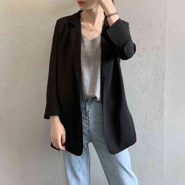 women's jackets small coat 2022 fashion spring thin chiffon small suit korean loose net infrared cover, Black;brown
women's jackets small coat 2022 fashion spring thin chiffon small suit korean loose net infrared cover, Black;brown