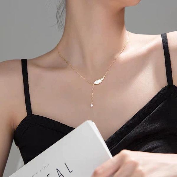 pendant necklaces xxixx delicate angel wing shell charm necklace for woman with tassel chain clavicle x-102, Silver
pendant necklaces xxixx delicate angel wing shell charm necklace for woman with tassel chain clavicle x-102, Silver