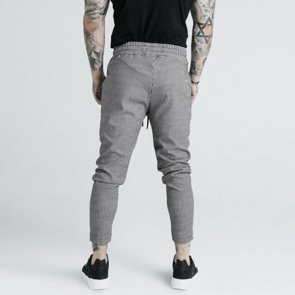 joggers sweatpants casual plaid print sports wear bodybuilding middle waist long trousers men pants gray, Black
joggers sweatpants casual plaid print sports wear bodybuilding middle waist long trousers men pants gray, Black