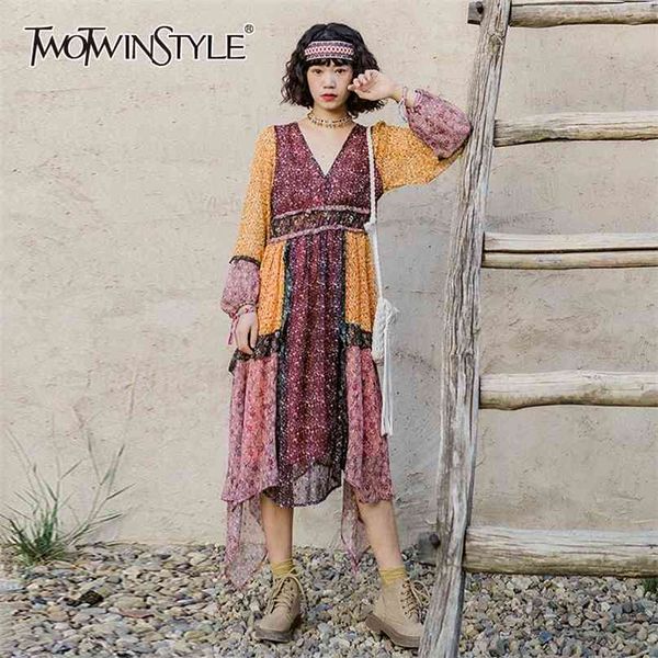 vintage print women dress v neck lantern sleeve high waist hit color patchwork midi dresses female spring 210520, Black;gray
vintage print women dress v neck lantern sleeve high waist hit color patchwork midi dresses female spring 210520, Black;gray