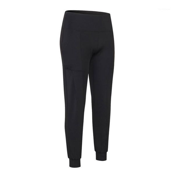 women's pants & capris sports trousers high waist loose casual training quick-drying elastic fitness running, Black;white 
women's pants & capris sports trousers high waist loose casual training quick-drying elastic fitness running, Black;white